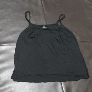 Black Spaghetti-Strap Camisole